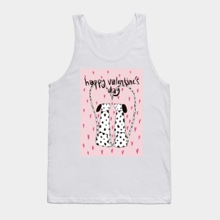 Spotty Dog Valentine's Day Tank Top